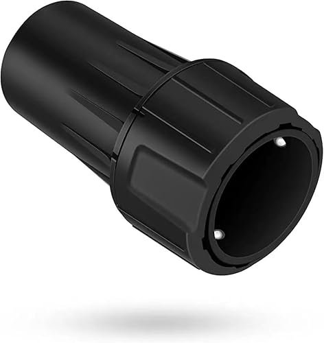 EliphonTowne Universal Vacuum Clearner Adapter - Quick Connector, Sander Dust Extraction Hose Adaptor, Compatible with DEWALT Tools, Black, Plastic, Tool Connector, Adapter, 1 Pack