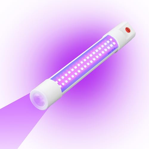 black light rechargeable battery small - portable uv light bar uv-a 395nm