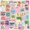 50 Stück Bookish Smutty Etiketten Aufkleber Wasserdicht Ästhetische Buch Aufkleber für Skateboard Laptop Scrapbook Gitarre Gepäck Auto,Vinyl Funny Smut Book Sticker für Erwachsene Jugendliche Kinder