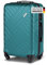 Xonic Design Reisekoffer - ABS Hartschalen Koffer mit 360° Leichtlauf-Rollen - hochwertiger Trolley mit Zahlenschloss in M-L-XL oder Set (Seegrün, L)
