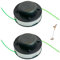 GGesii Lot de 2 têtes de tondeuse de rechange pour débroussailleuse Stihl FSA 56, pour Stihl Autocut 2-2, C2-2, 4008-710-4301, 40087104301, pour gazon (blanc)