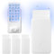 OUSFOT Piege Moucherons Interieur, 4 Paquets Prise Anti Moustique 20 Recharges Anti Moucherons Lampe de Nuit pour Moustiques, Mites,Cuisine,Salon,Chambre