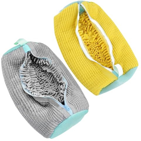 Bolsa Zapatos Lavadora,Bolsa Limpiar Zapatillas Lavadora,Bolsas para Lavar Zapatillas en Lavadoras,2 Piezas Shoe Washing Bag,Wash Shoe Bag,Bolsas Zapatilla Lavadoras