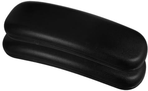 Parliky Braccioli per Sedia Girevole Set da 2 Pezzi 240x75mm Cuscinetti di Ricambio Imbottiti per Sedia da Ufficio Comfort Regolabile Adatto a Donne Incinte Anziani e Ragazzo Ragazza