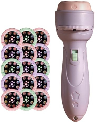 Projector Torch - Mini Portable Projector, Durable Case, Fun Pattern Display, Creative Interactive Torch Gadget | For Early Learning of Motor Skills