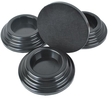 ZcxTry Klavierrollenuntersetzer Für Klaviere Und Flügel, Massive Gummi-Rollenuntersetzer, Bodenschutz Für Klavierbeine, rutschfest Und Geräuschdämpfend,Upright piano/4pcs