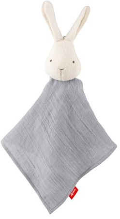 Sigikid Schnuffeltuch Baby Schmusetuch Kuscheltuch ab Geburt Tröster | anschmiegsames, flaches Stofftier als Baby-Spielzeug Begleiter Trösterchen Einschlafhilfe