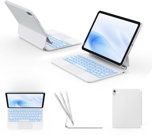 Earto Magic-Style Teclado para iPad (A16) 11ª Gen 2025/iPad 10ª Gen 2022