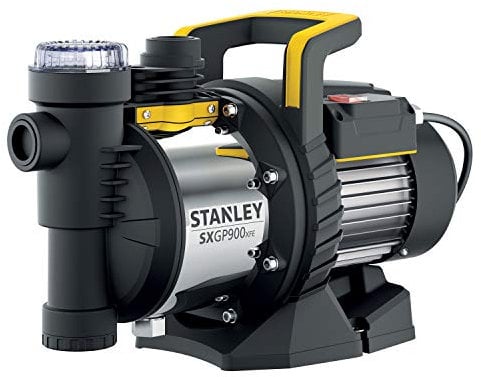 Stanley Pompe Autoamorçante SXGP900XFE pour Eaux Claires (900 W,Débit max. 3.600 l/h,Hauteur d'élévation max. 42 m)