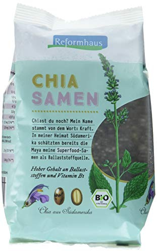 Reformhaus Chiasamen schwarz Bio, 6er Pack (6 x 350 g)