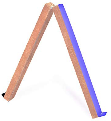 DREAMADE Balken für Turnen, Schwebebalken klappbar, Balance Beam, Übungsbalken Gymnastikbalken Balance Balken, Holz, 240 x 15 x 6cm