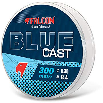 Falcon Blue Cast, Filo da Pesca, Blu, 0,14 mm X 300 mt