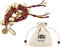 Meinl Cymbals Ajuch Brass Bells - Großes Glocken Tamburin Soundeffekt für Schlagzeugbecken - Inklusive Leinentasche - Messing, Mehrfarbig (MABL)