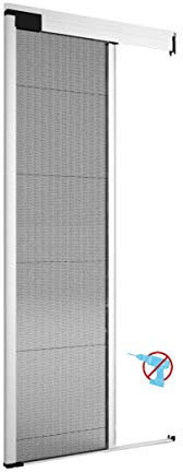 CT Zanzariera Plissettata PICOPLIS Maxi® Laterale, Rete plissè, Sistema Bettio con Movimento Brevettato Scenica, su Misura, 100% Made in Italy, Le Migliori zanzariere. (60, 190)