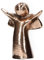 Schutzengel Engel der Freude Kerstin Stark 5 cm Engelfigur Bronze Geschenkbox