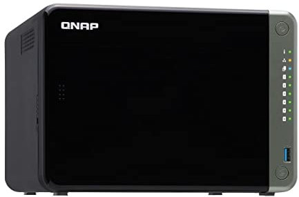 QNAP TS-653D-8G 6-Bay NAS Intel Celeron J4125 QC 2.0GHz 2x4GB DDR4 SODIMM SATA 6Gb/s USB3.0 x3 USB2.0 x2