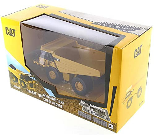 Caterpillar Diecast Masters Camion Fuoristrada 775E in Scala 1:64 - Costruzione Metal Series 85696 - Design Autentico del battistrada - Sterzo articolato - Realizzato in Metallo pressofuso con Parti