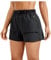 CRZ YOGA Damen Leicht Wandern Shorts mit Gürtel Sportshorts Kurze Hose Laufshorts mit Taschen - 7.6cm Tinte grau 40