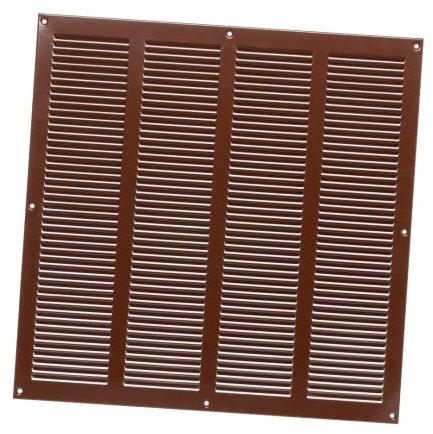 Generic - Rejilla de ventilación (400 x 400 mm, 16 x 16 cm), Color marrón
