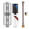 Alb Filter® FUSION Active+Nano Trinkwasserfilter gegen Schadstoffe und Keime | Untertisch | Made in Germany Edelstahl Natur