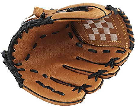 Faxianther Baseball Handschuhe Sport Verdickt linken Baseballhandschuhe Schlaghandschuhe PU-Leder Baseball Batting Training Glove Softball Handschuhe Sporthandschuhe für Kinder Erwachsene