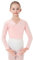 PLIKSUVER Ballett Wickeljacke Mädchen Langarm Gymnastik Tanz Ballettjacke Baumwoll Ballett Strickjacke für Mädchen Damen