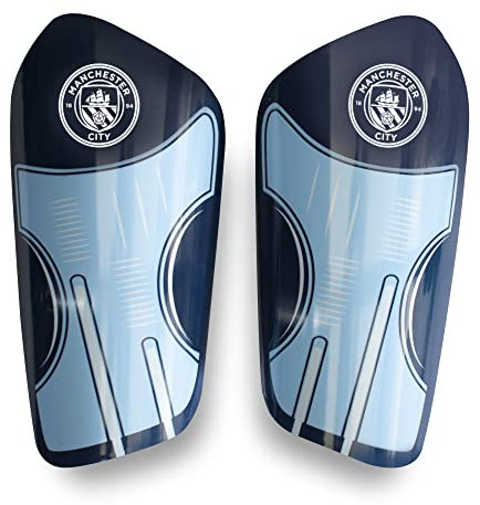 Hy-Pro Manchester City FC City Delta Slip-In Schienbeinschoner, Jugendliche, Blau