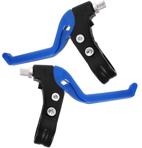 BESPORTBLE 1 Paar Kinderfahrrad Bremshebel Blau - Bremsgriff FüR Kinderfahrrad, Einfach Installieren, Passend FüR 2-2,3 Cm Lenker, Ersatzteil FüR FahrräDer