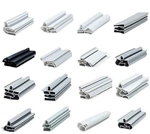 FASOLI Soft PVC Sealing Strip 2 Meter/Lot Refrigerator Gap Sealing Strip Commercial Disinfection Cabinet Door And Window Sealing Strip (Color : Type8, Size : 2M)