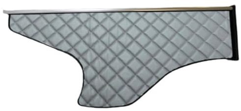 KRAM-TRUCK Ablage armaturenbrett, gesteppt, bestickt, Autoablage, LKW-Cockpit-Abdeckung Auto armaturenbrett, kompatibel mit DAF XG XG+ XF AB 2022, verschleißfest, amaturenbrett (GRAU)