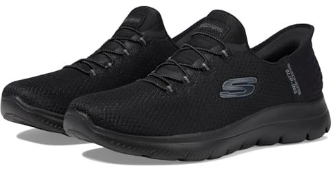 Skechers Summits Diamond Dream Baskets pour Femme, BBK Black, 37 EU