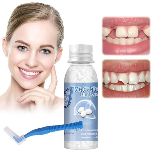 Provisorischer Zahnersatz Kunstharz, Prothesen Gefälschte Zähne, Provisorischer Zahnersatz Naturharz, Zahnersatz, Falsche Künstliche Temporäre Prothese Künstliche Veneers Zähne Oben und Unten