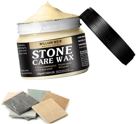 Polierwachs für Marmor, Stone Care Wax, Keramikpaste Reparatur-Polierwachs Bienenwachs Möbelpolitur Und Restauration Pflege Bienenwachs, Marmorpflege Glasur Bodenwachs