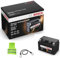 Compatible avec Kawasaki Ninja ZX-10R ABS 1000 par an 2016 al 2024 Batterie Bosch YTZ10S FA114 EXPÉDIÉ CHARGÉ pour Son Batteries AGM Gel SLA 8,6 AMPÈRE 12V 150X88X93MM CCA 150A