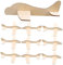 FOYTOKI Stück Holzflugzeuge Kleine Flugzeuge Zum Basteln Kinder Malspielzeug DIY Flugzeuge Bastelarbeiten Unvollendete Flugzeuge Zum Basteln Unfertige Holzflugzeuge DIY