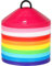 GHB Sports Marking Football Cones Football Training Cones Marker Cones Discs Set with Carry Bag and Cone Holder Space Marking Cones for Kids Football Practice, Sports, Games, Home Fitness (100)