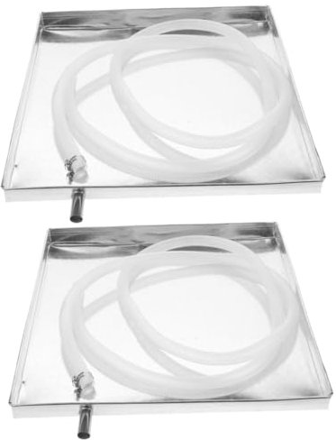 SEWOART 2sets Ac Water Drip Tray Drain Pan for Portable Ac Floor Protection Washing Machine Pan