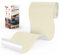 Xroam Pelle Adesiva per Riparazioni Divano, 12x160 cm Ecopelle Adesiva Beige Bianco, Patch di Riparazione in Pelle Autoadesiva, Ecopelle Adesiva per Divani, Sedili Auto, Mobili, Borse