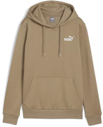 PUMA Damen Ess+ Embroidery Hoodie Fl Sweat, eiche, S