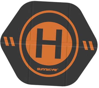 Perfeclan 35 cm Drohnen-Landeplatz, Quadcopter-Landeplatz für Neo Mini4Pro, Faltbare, stabile, rutschfeste Landematte für Park-RC-Drohnen