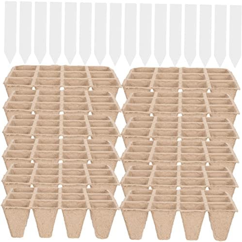 SEWOART Anzuchtsets Aus Papiertopfen Für Keimung Von Blumen Und Pflanzen Starterbecher Für Garten Und Zucht Biologisch