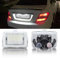 BHZNGD 18 SMD Nummernschildbeleuchtung, 2 Stück CanBus No Error Nummernschildlampen, kompatibel mit Benz W204 (5D) W212 W216 W221 W207 2012-2014, 6500 K Weiß
