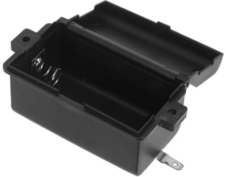 HOMSFOU Box Gasherd Batteriebox Batterien Gasherd Batteriefach Gasbereich Batteriehalter Gasherd Batteriehalter Gasherd Ersatzteile Gasbatteriehalter Schwarz ABS