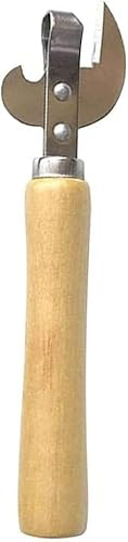 Abrelatas manual de acero inoxidable, multifuncional, accesorios de cocina con mango de madera para tarros, latas, herramientas de cocina y utensilios de cocina de procesamiento atractivo
