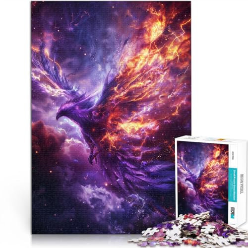 Staycation: Zeit totschlagen Himmlischer Phönix Teenager-Puzzle 1000 Teile 26x38cm Wunschliste mit dem Weihnachtsmann für ab 14 Jahren