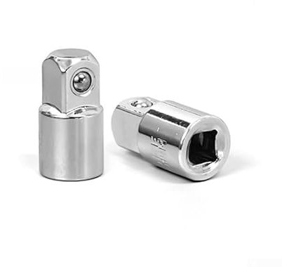 Umfassendes Steckschlüssel-Adapter-Set, robust, 6-teiliges Reduzierstück für 1/2, 3/8 und 1/4 Zoll Druckluft-Ratschenwerkzeuge (1 x 1/4 Zoll auf 3/8 Zoll Stecknuss-Adapter)
