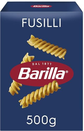 Barilla Fusilli – Authentic Italian Pasta Made with Durum Wheat – Classic Short Shape Pasta - For Pasta Bakes - Single Pack of 6 x 500g