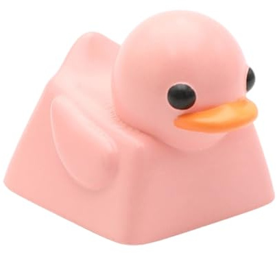 Sbshiouu Color Resin Keycap Lovely Cartoon Duck Designing For Mechanical Gaming Keyboards ESC Keycaps 1PC Gaming Keyboard Accessor