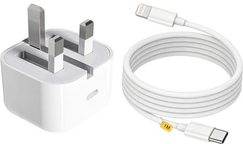 iPad Charger Fast Charge,20W Lightening Cable and Plug USB C Power Adapter for Pro 9.7 10.5 12.9 inch 2nd Generation/Air 3rd/Mini 4 5th Gen/Pad 6th 7th 8th 9th 10.2(2017-2021)/iPhone 14-8