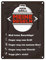 trendaffe - Mein Grill Meine Regeln Blechschild in 15x20 cm - Meine Grillregeln Metallschild Reklameschild Dekoschild